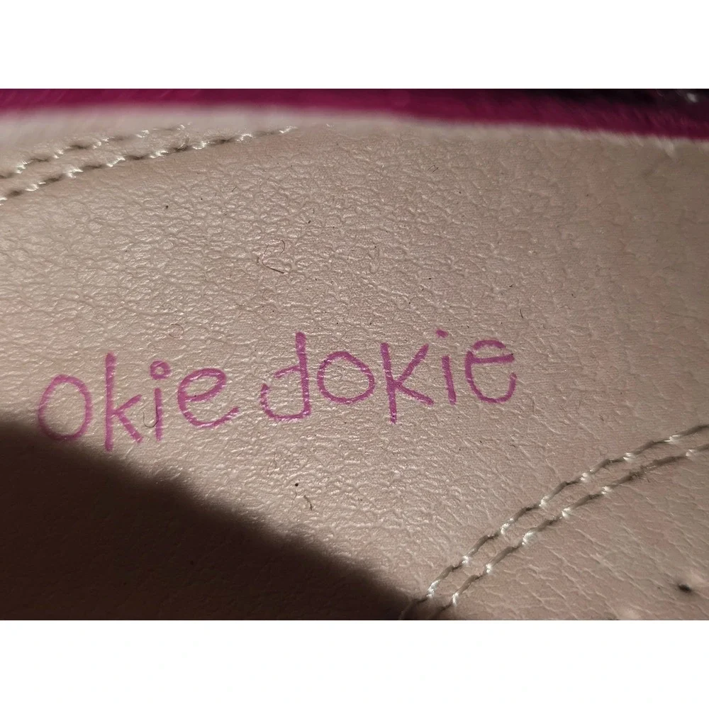 Okie Dokie OD BANDET Pink Floral Mary Jane Flats Kids Size 10M